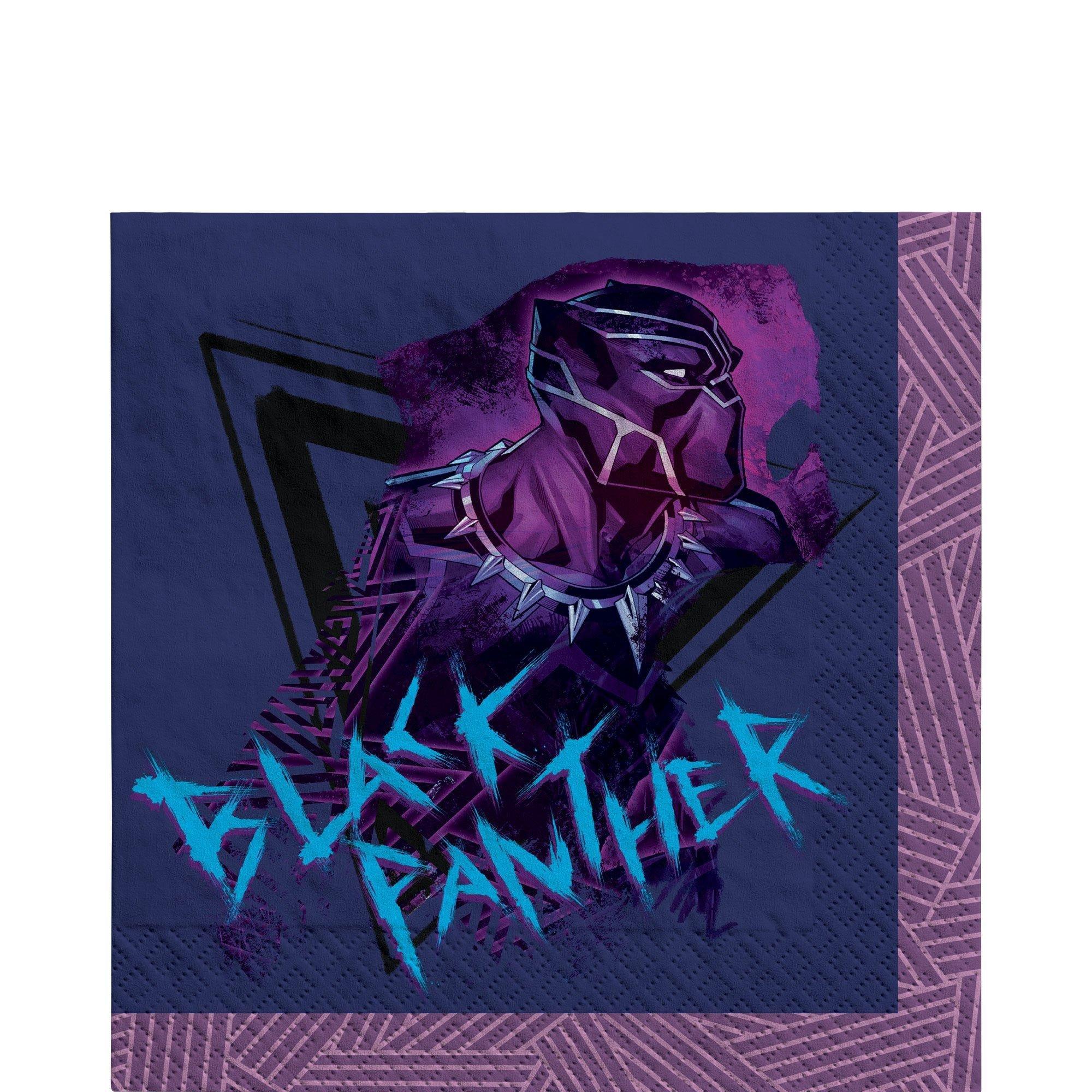 Black Panther Wakanda Forever Tableware Kit for 16 Guests